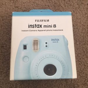 Baby blue instax mini 8
